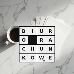 Rozwiązanie krzyżówki: jednostka organizacyjna świadcząca usługi w zakresie rachunkowości i księgowości - biuro rachunkowe | hasła, synonimy i podpowiedzi Hasło krzyżówkowe jednostka organizacyjna świadcząca usługi w zakresie rachunkowości i księgowości - biuro rachunkowe – rozwiązanie, synonimy, podpowiedzi i definicje krzyżówkowe